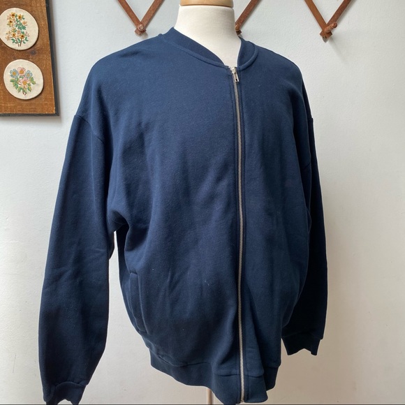 🍄 3/$30 ASOS Zip Cotton Bomber Jacket - Picture 9 of 13